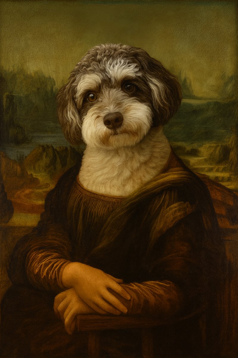 Benji as Mona Lisa